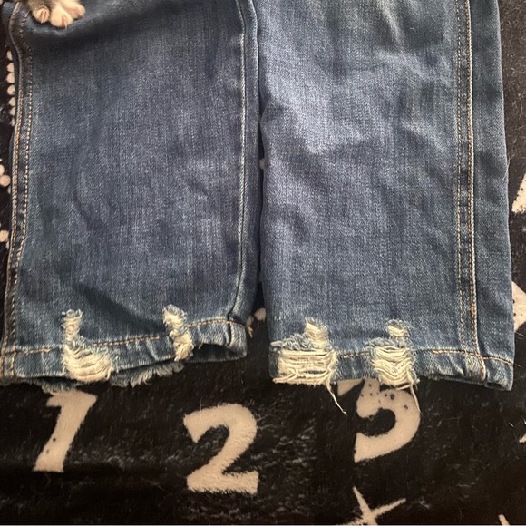 Zara denim distressed overalls - Picture 6 of 6